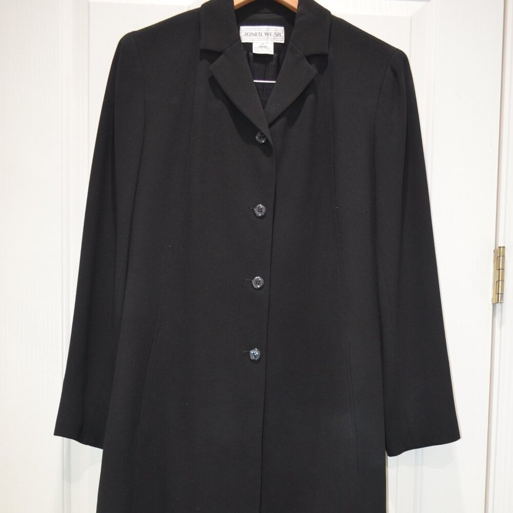 Jones Wear Pants Suit with Three Quarter Length Coat/Jacket, Vintage 1990s